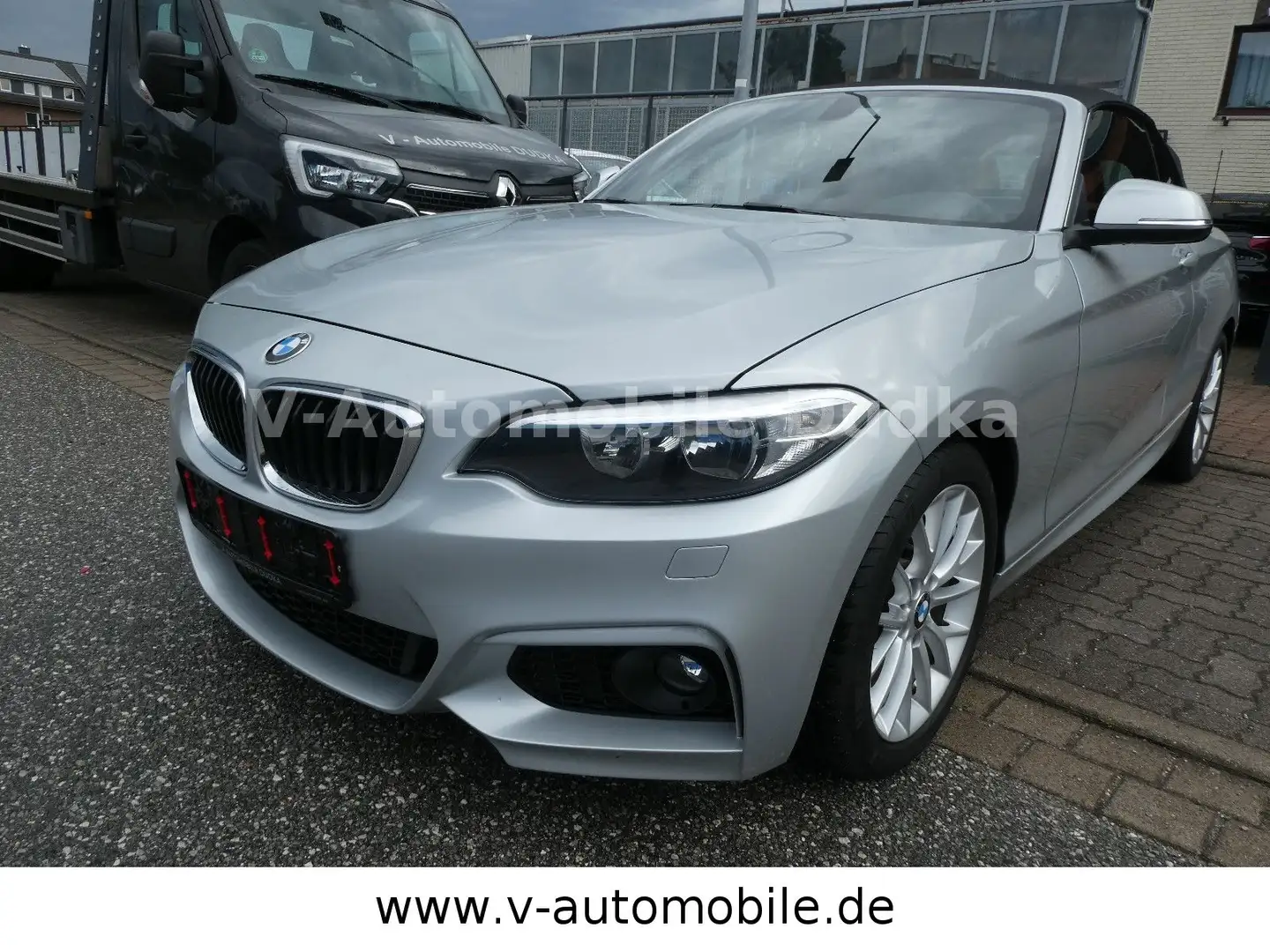 BMW 228 i Cabrio M Sport Paket Leder Silber - 1