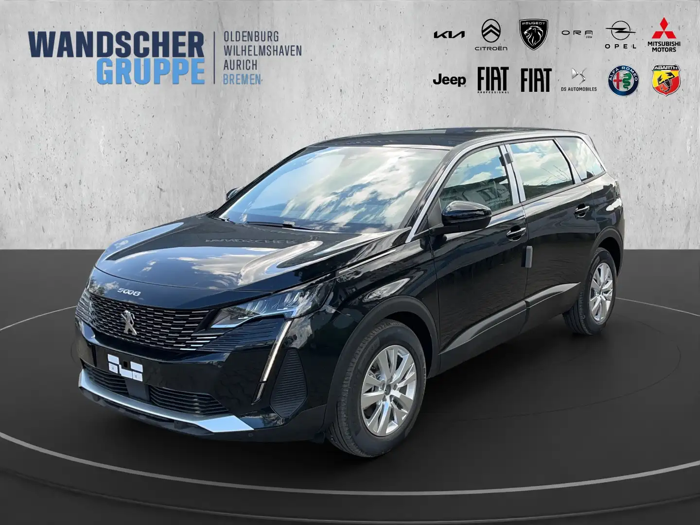 Peugeot 5008 Active Pack 130 Navi, SHZ, 7-Sitzer Schwarz - 1