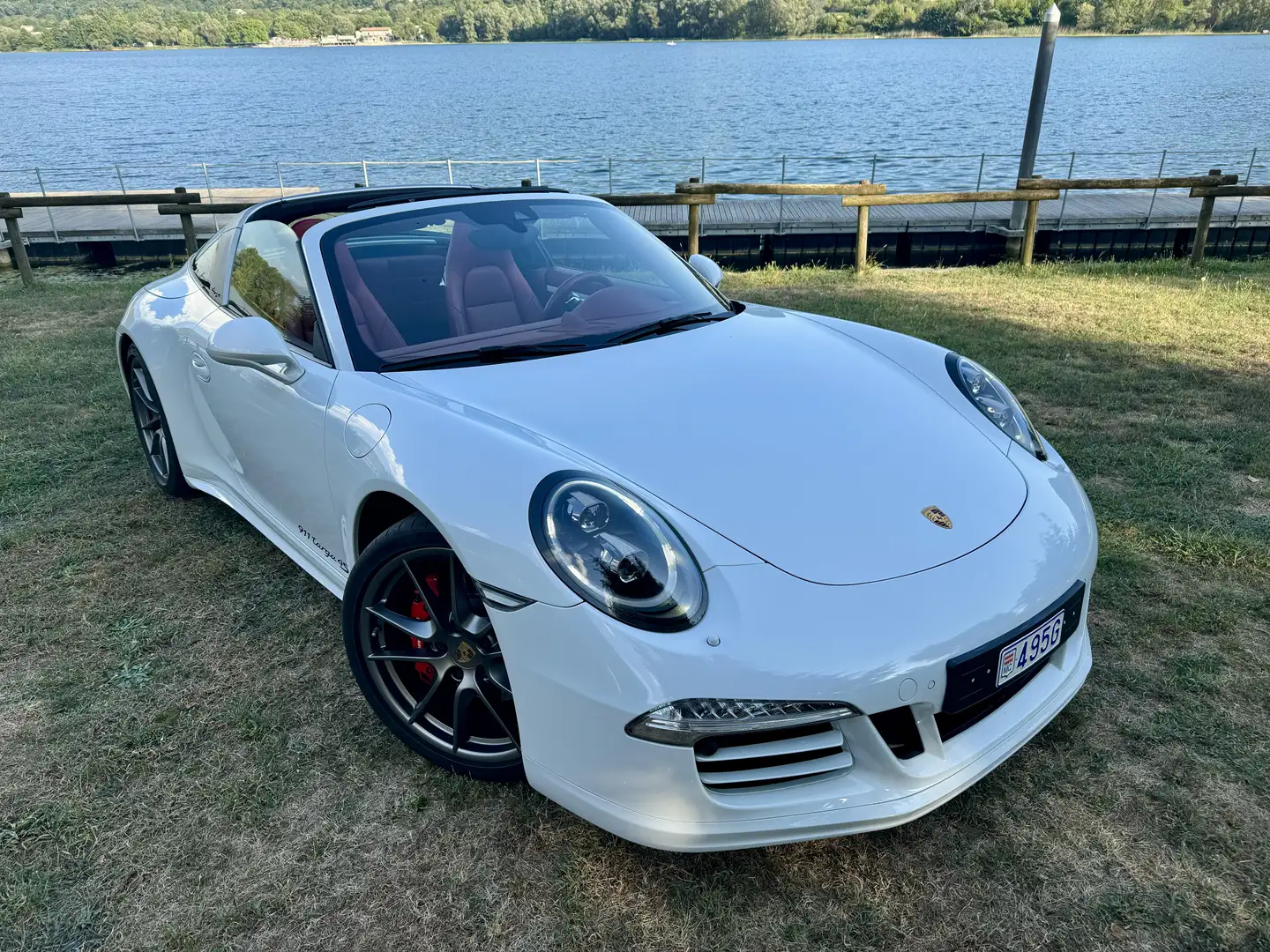 Porsche 991 TARGA 4S PHASE 1 EXCLUSIVE ECOTAXPAYE Blanc - 2