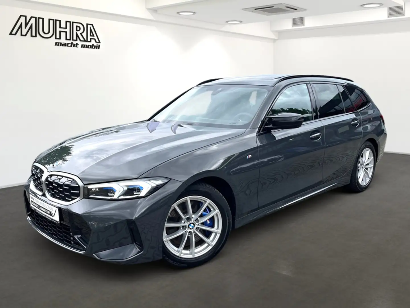 BMW 340 M340i xDrive Touring FACELIFT Pano AHK HUD HiFi Grau - 2