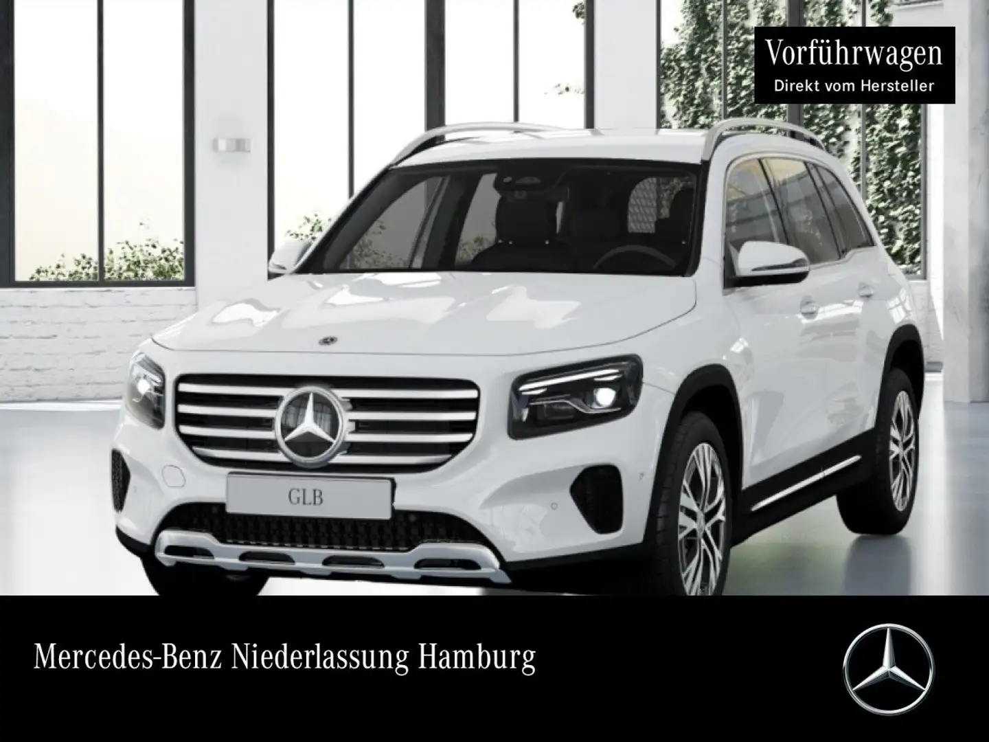 Mercedes-Benz GLB 200 PROGRESSIVE+AHK+MULTIBEAM+KAMERA+TOTW+7G Weiß - 1