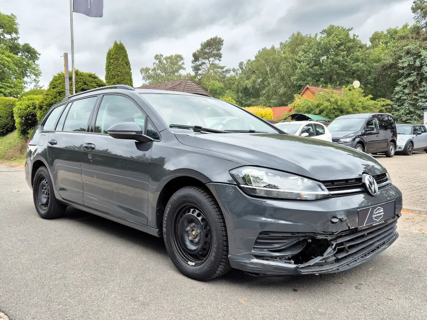 Volkswagen Golf VII Variant Trendline BMT |1.Hand|Klima| Gris - 1