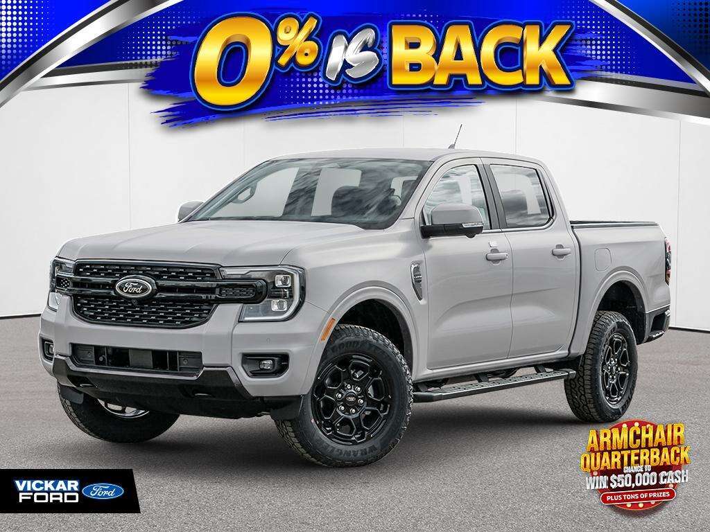 Gray 2026 Ford Ranger Pickup Truck Four-Wheel Drive Automatic