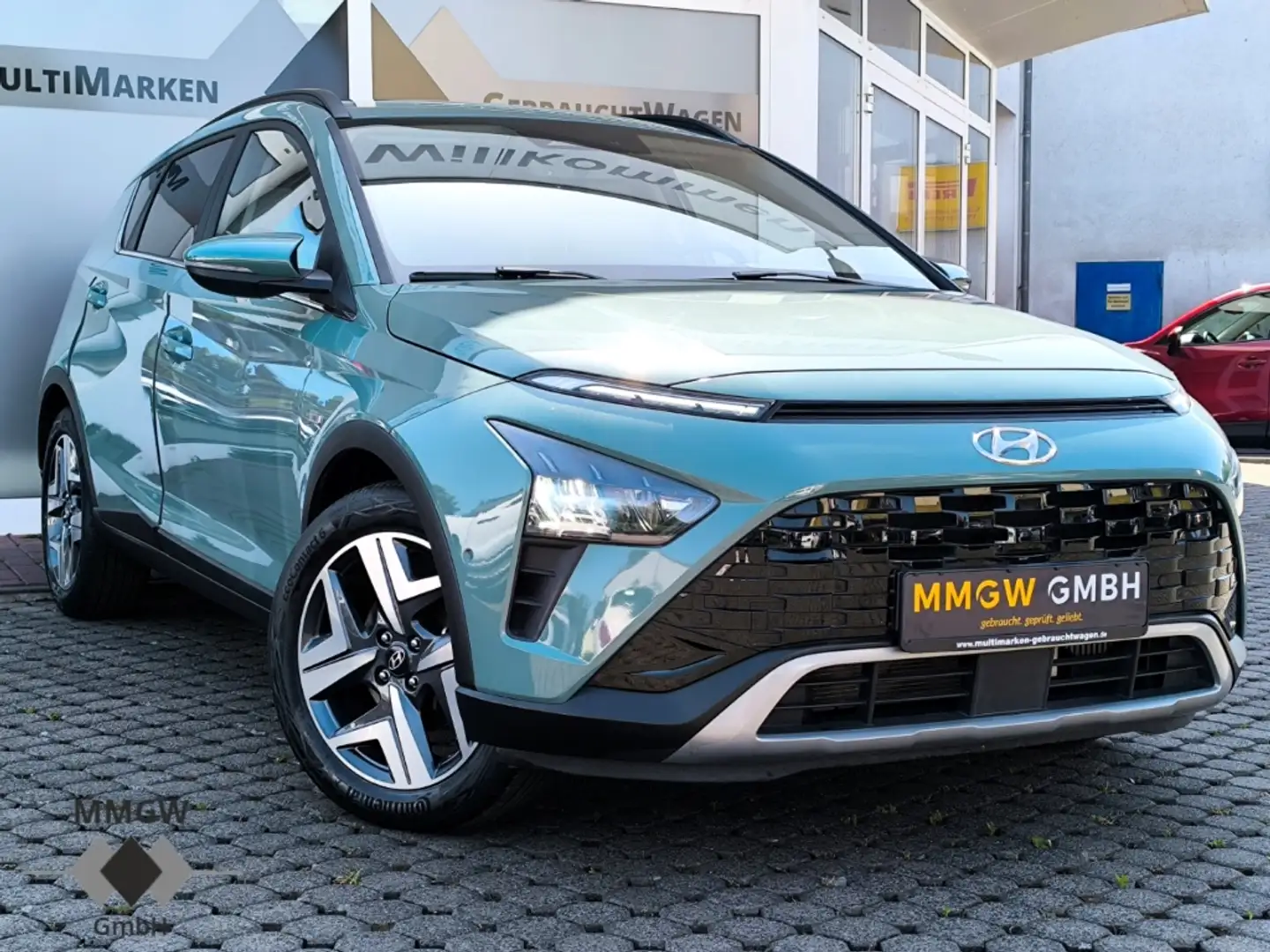 Hyundai BAYON Prime Mild-Hybrid 2WD 1.0 T-GDI EU6d Navi/Bose Grün - 2