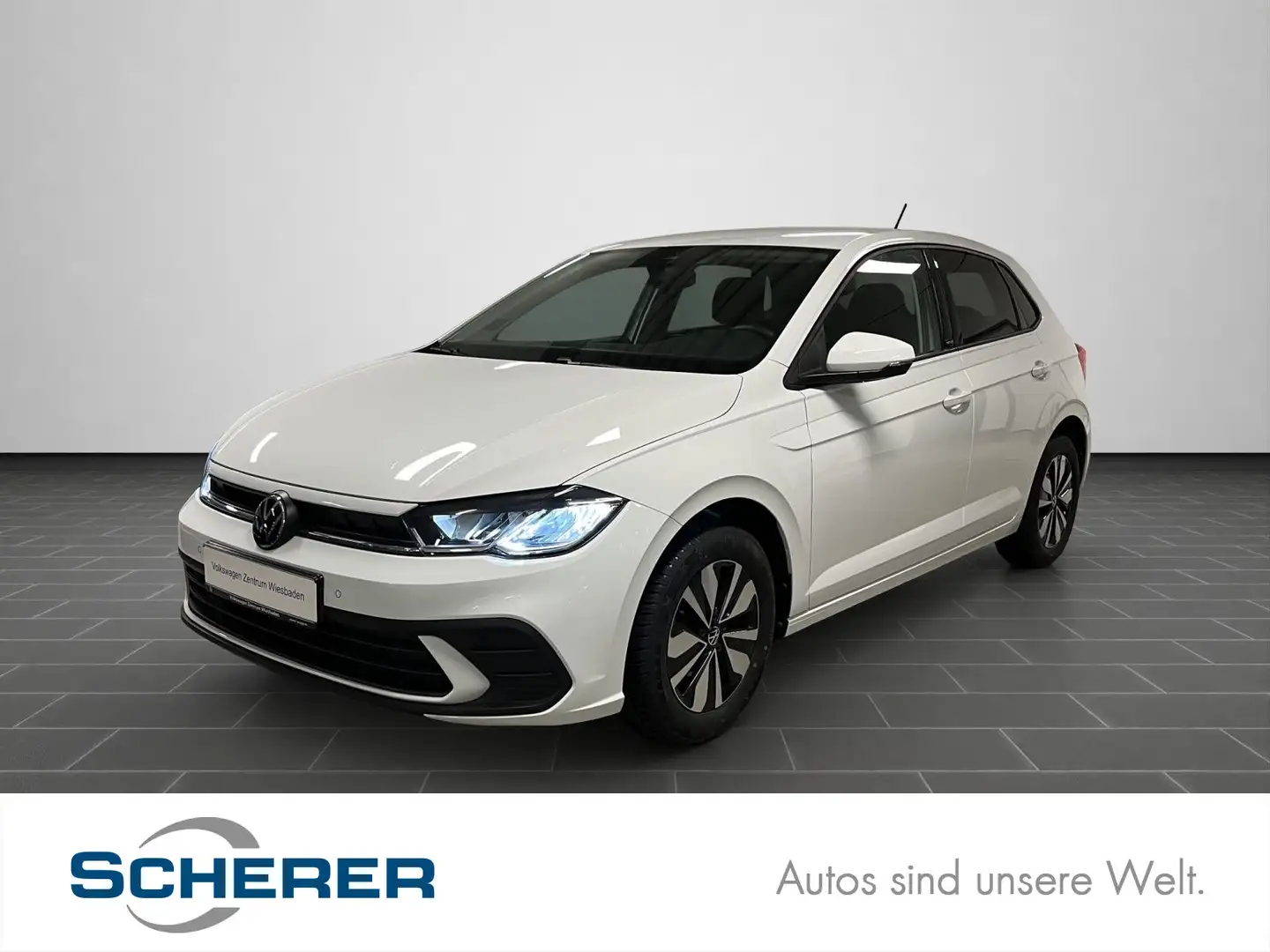 Volkswagen Polo 1.0 MPI MOVE, Navi, Sitzh., Kamera, APP, Al Weiß - 1