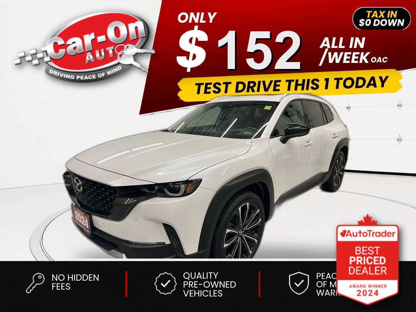 White 2024 Mazda CX-50 SUV / Crossover  Automatic