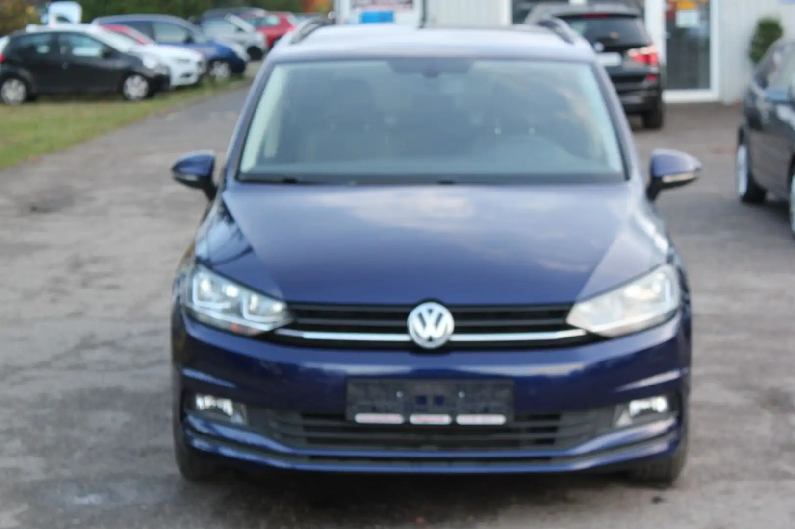Volkswagen Touran Start-Stopp-KLIMA-SCHECKHEFT-AHK-7 SITZER Blau - 2