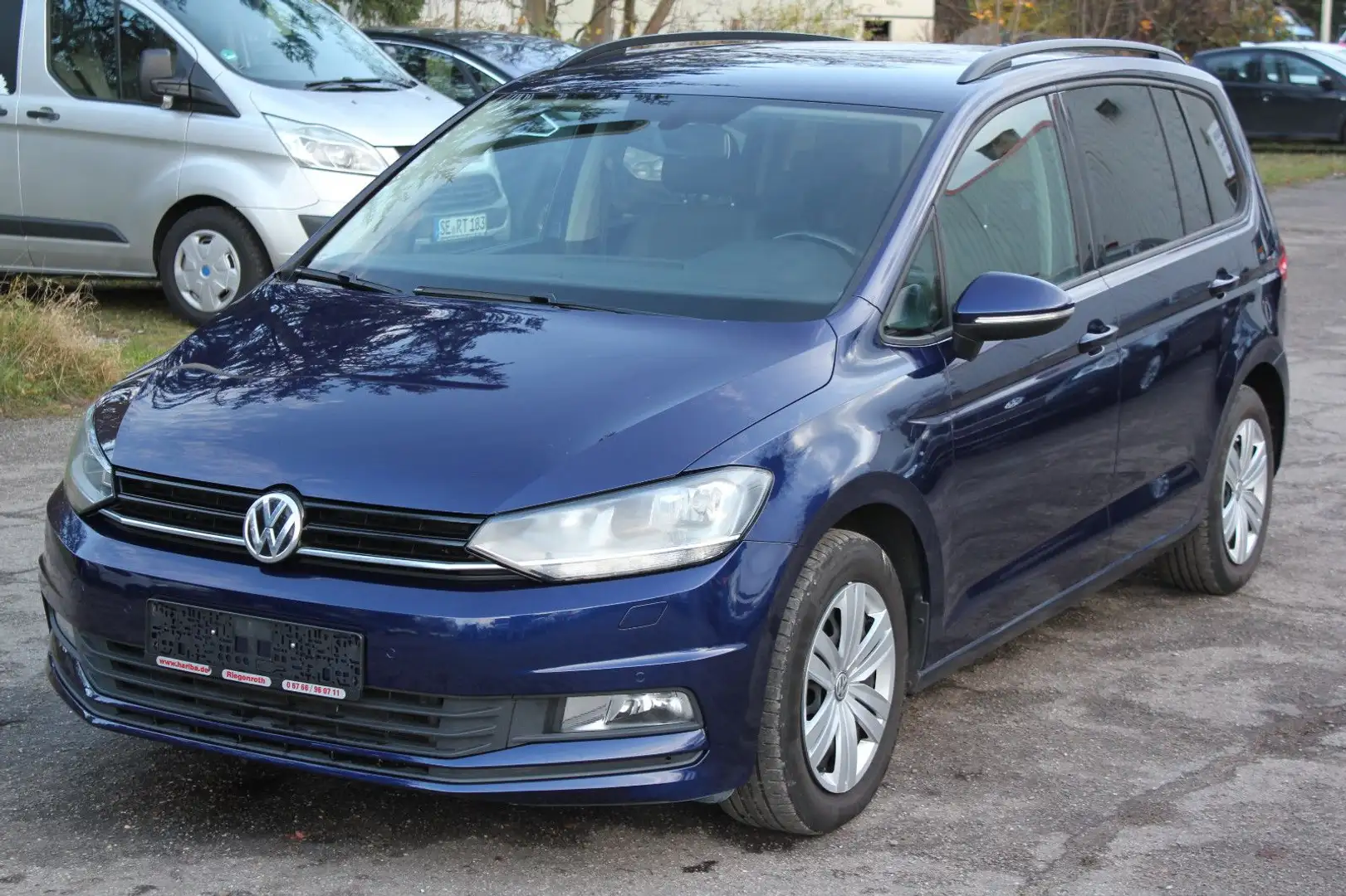 Volkswagen Touran Start-Stopp-KLIMA-SCHECKHEFT-AHK-7 SITZER Blau - 1