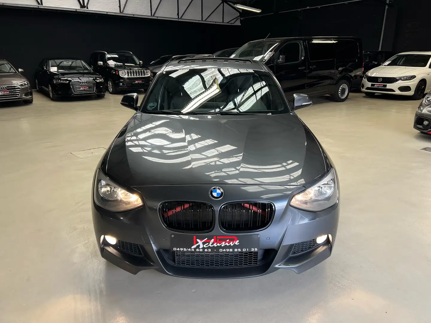 BMW 116 116i *PACK M*CUIR*GPS*TOIT OUVRANT*GARANTIE Gris - 2