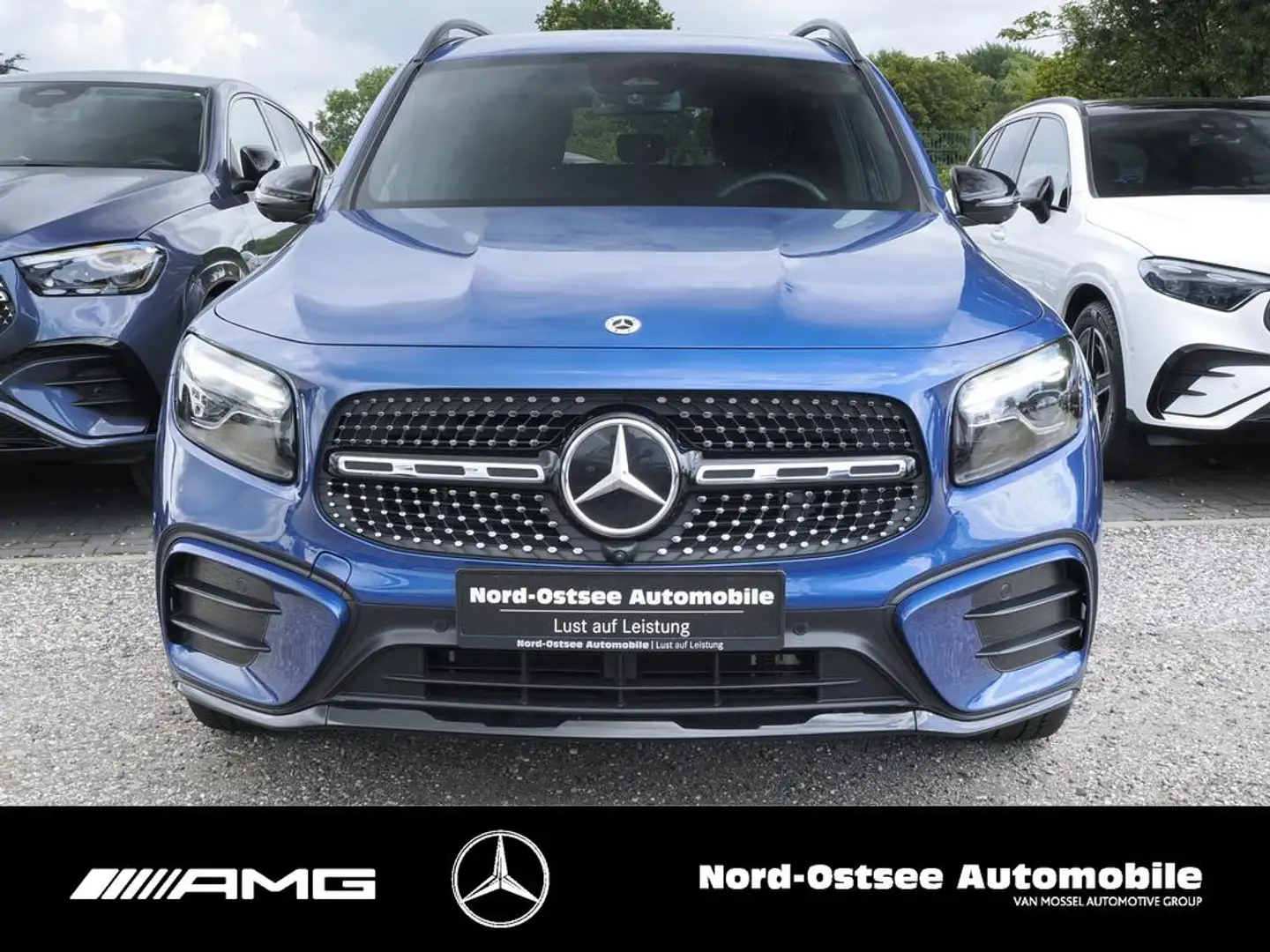 Mercedes-Benz GLB 200 AMG ADV.+ 360°KAM MULTIBEAM NAVI AHK SHZ Blauw - 2