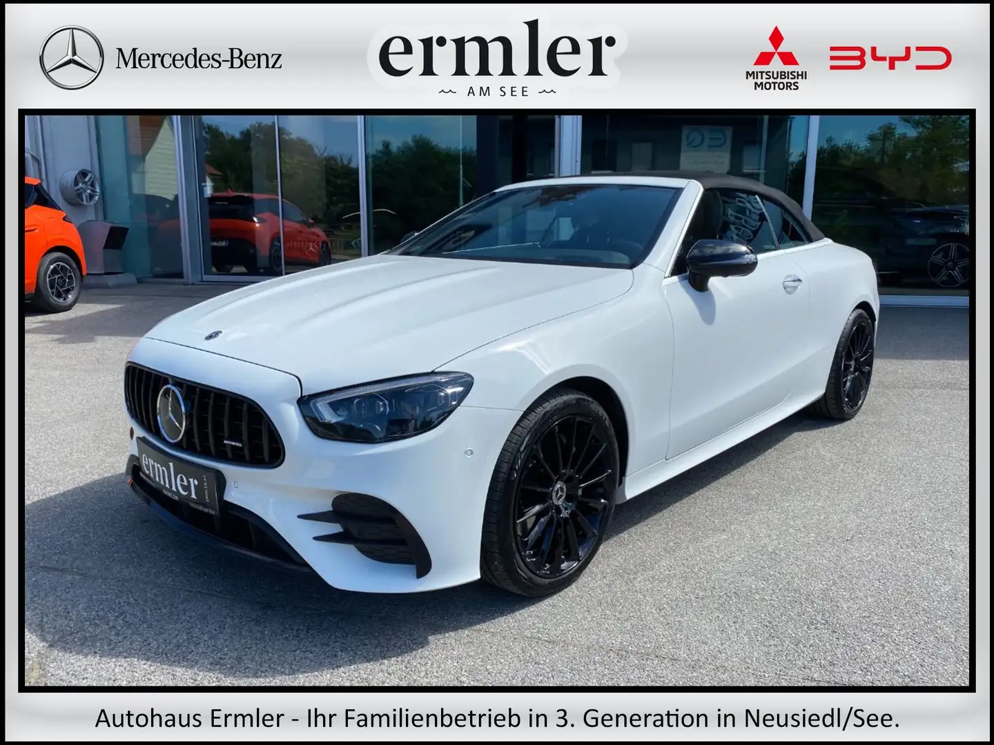 Mercedes-Benz E 200 4MATIC Cabriolet FAP Klima Shz Ambi Weiß - 1