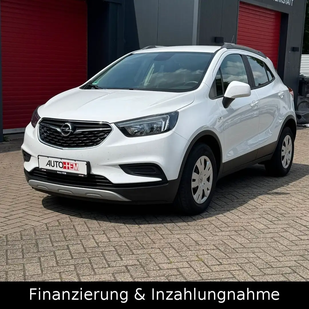 Opel Mokka X 1.6 Selection 1 Hand Scheckheft Weiß - 1