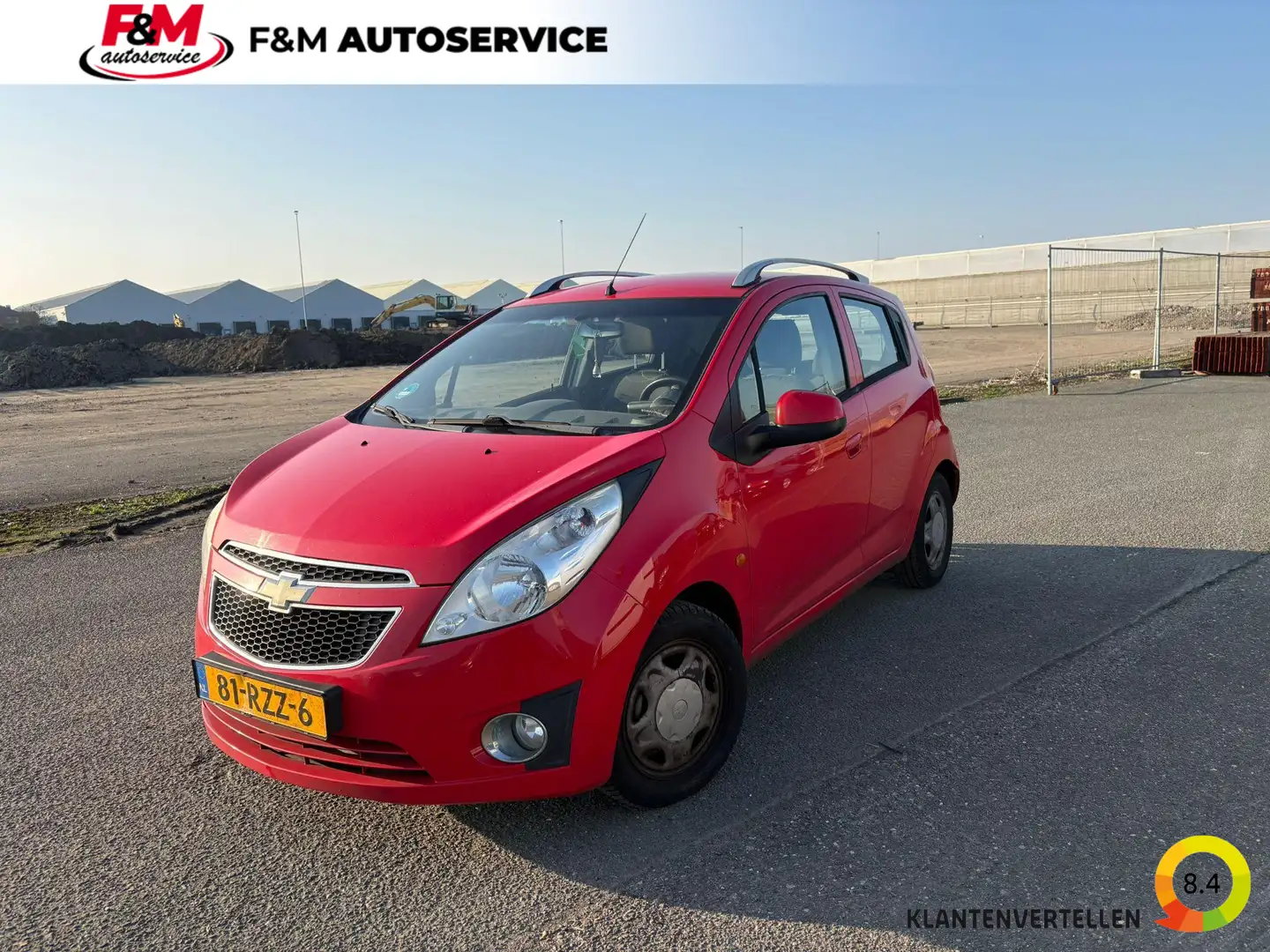 Chevrolet Spark 1.0 16V LS Bi-Fuel Airco, EXPORT ONLY! Rojo - 1