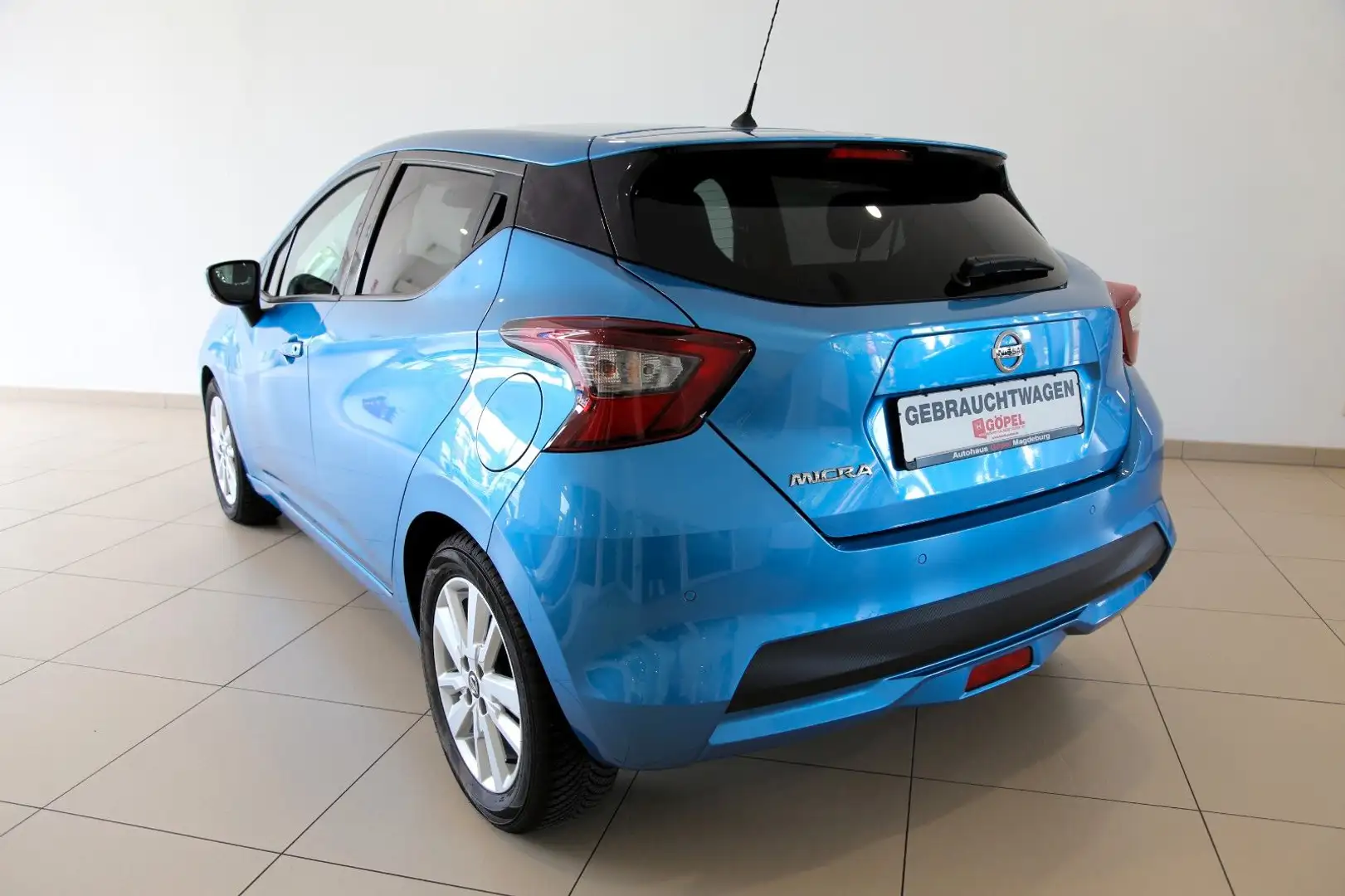 Nissan Micra N-Way Klimaautomatik RFK SHZ DAB Allwetter Modrá - 2