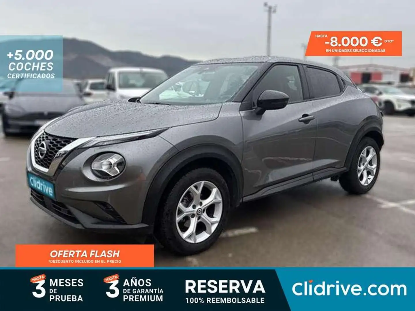 Nissan Juke 1.0 DIG-T N-Connecta 4x2 DCT 7 84kW Gris - 1