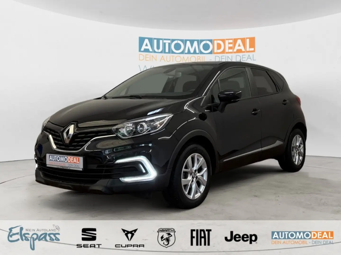 Renault Captur Limited NAV KEYLESS TEMPOMAT APPLE/ANDROID ALU PDC Zwart - 1