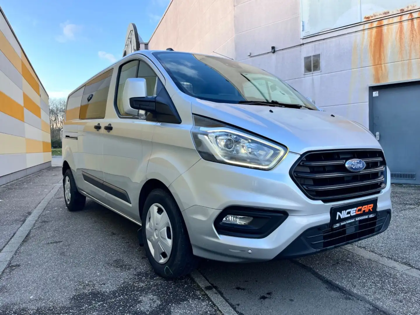 Ford Transit Custom 300  L2H1*NAVI*2xSciebeTür R-Kam* Silber - 2