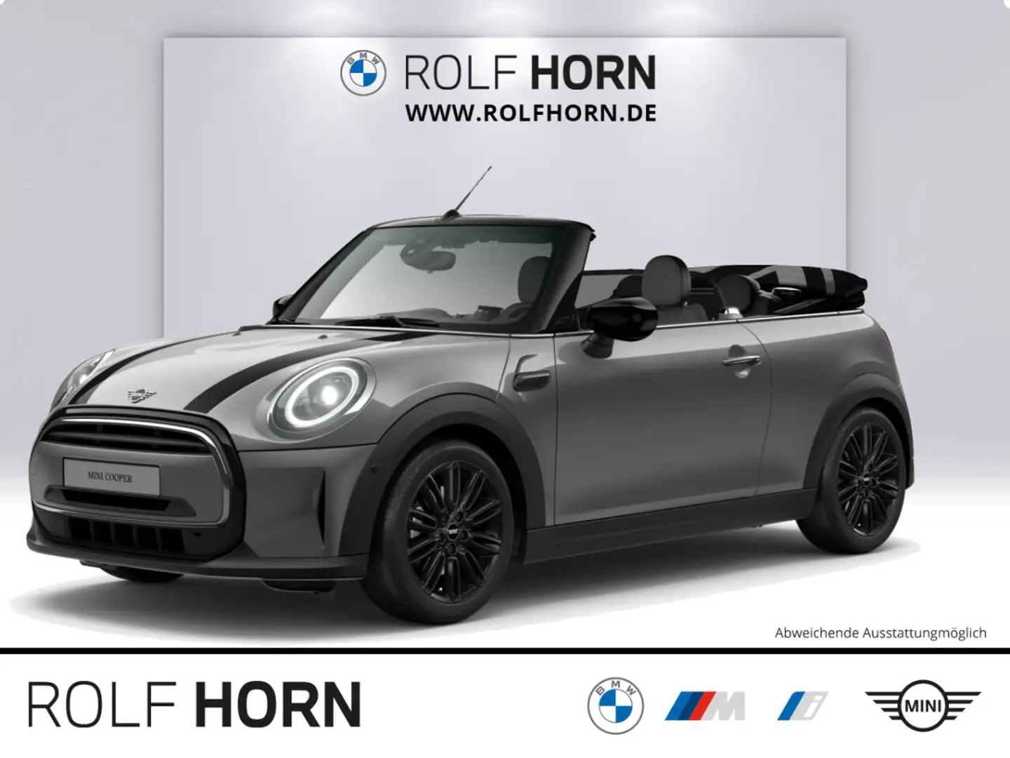 MINI Cooper Cabrio Autom Navi LED Klima SHZ Lenkhzg Grau - 1
