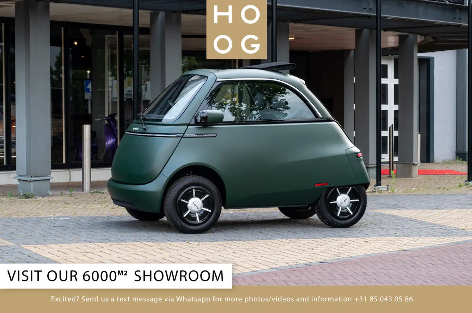 Micro Microlino L7 - 90km/u - 177km range Vert - 1