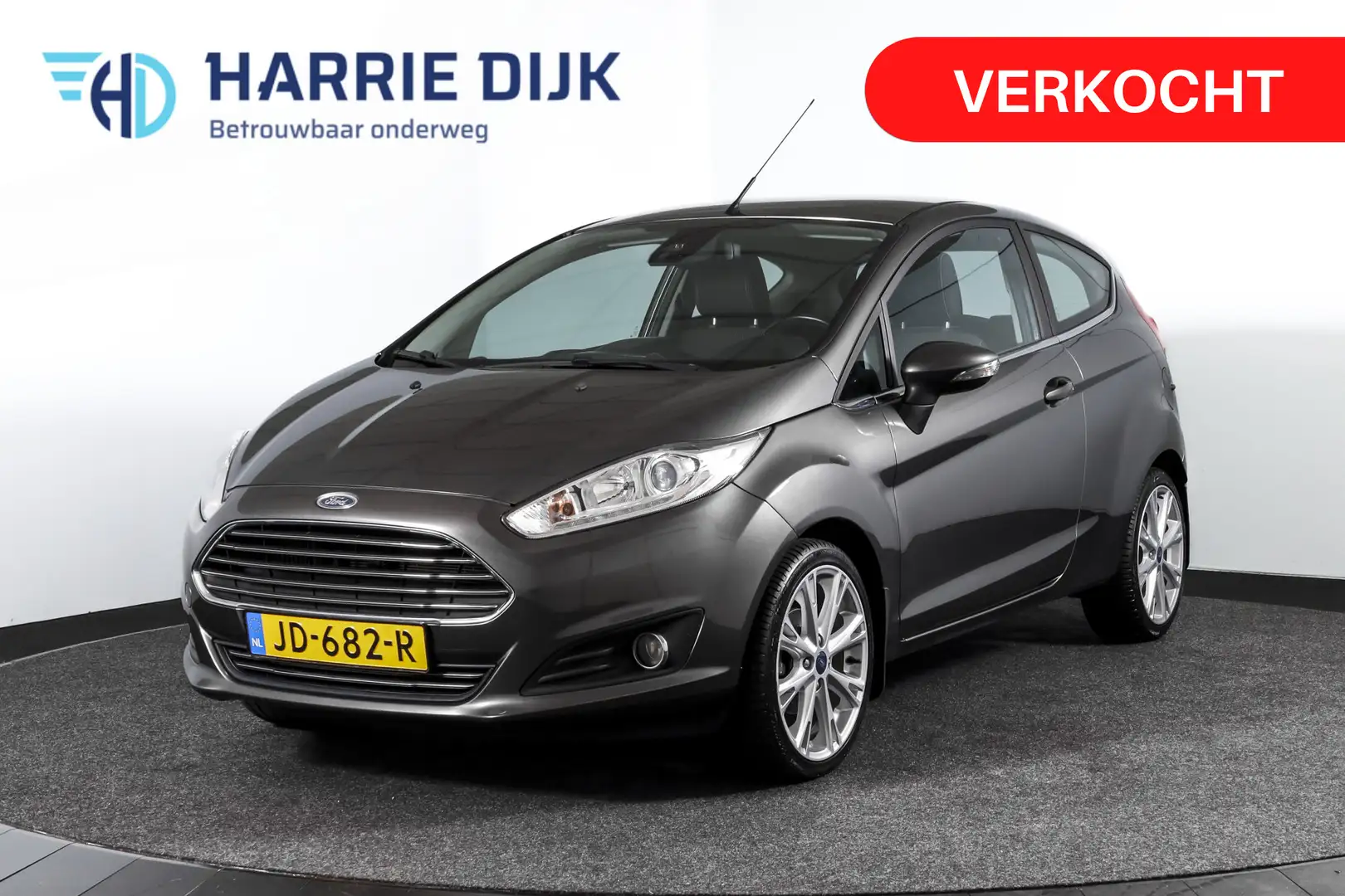 Ford Fiesta 1.0 EcoBoost Titanium 100 PK Orig. NL | Cruise | P Grigio - 1