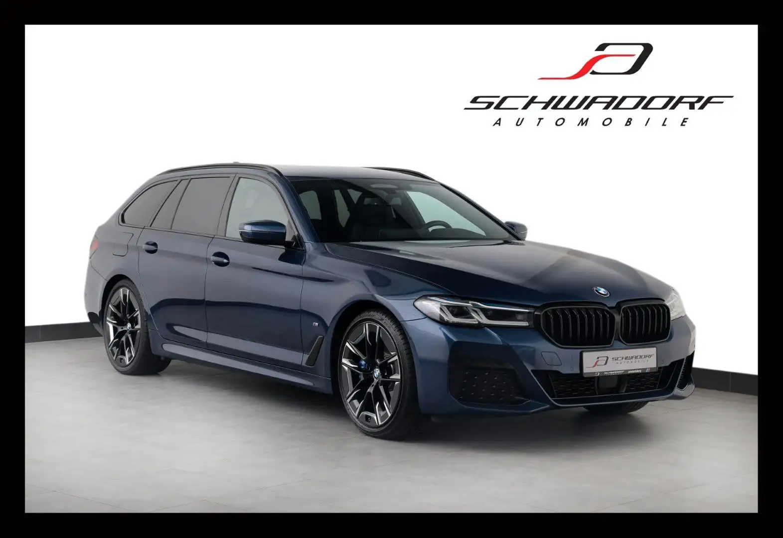 BMW 530 i xDrive Touring M Sport M-Sitze HUD ACC 20" Blau - 1