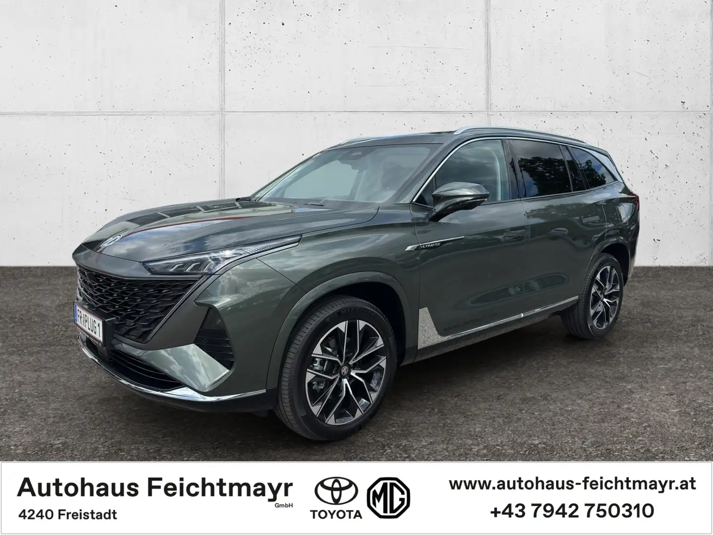MG MGS9 Plug-in Luxury 7-Sitzer 100km - elektrisch 5t. Grün - 1