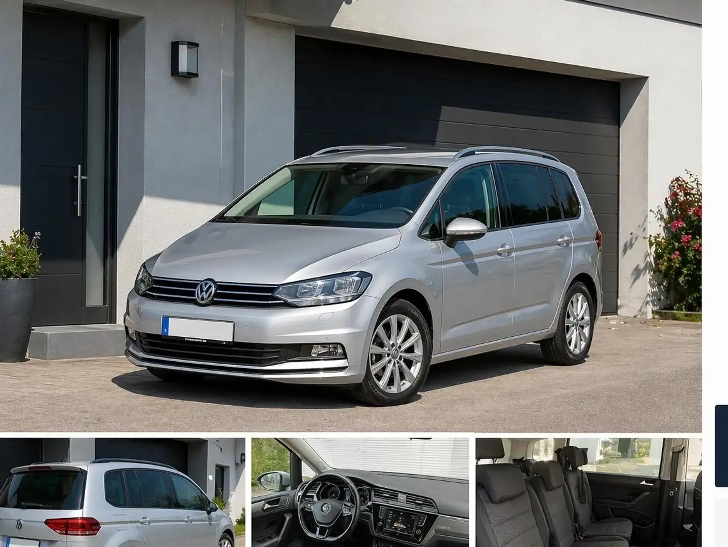 Volkswagen Touran Touran Highline 1,6 SCR TDI DSG Highline Silber - 1