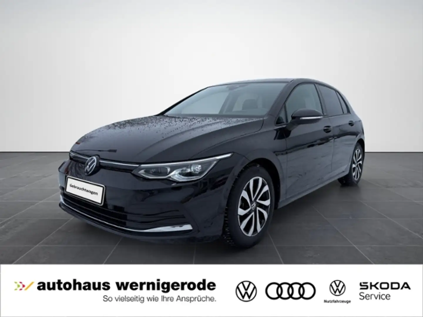 Volkswagen Golf VIII 2.0TDI Active Matrix/AHK/Pano/HUD Schwarz - 1