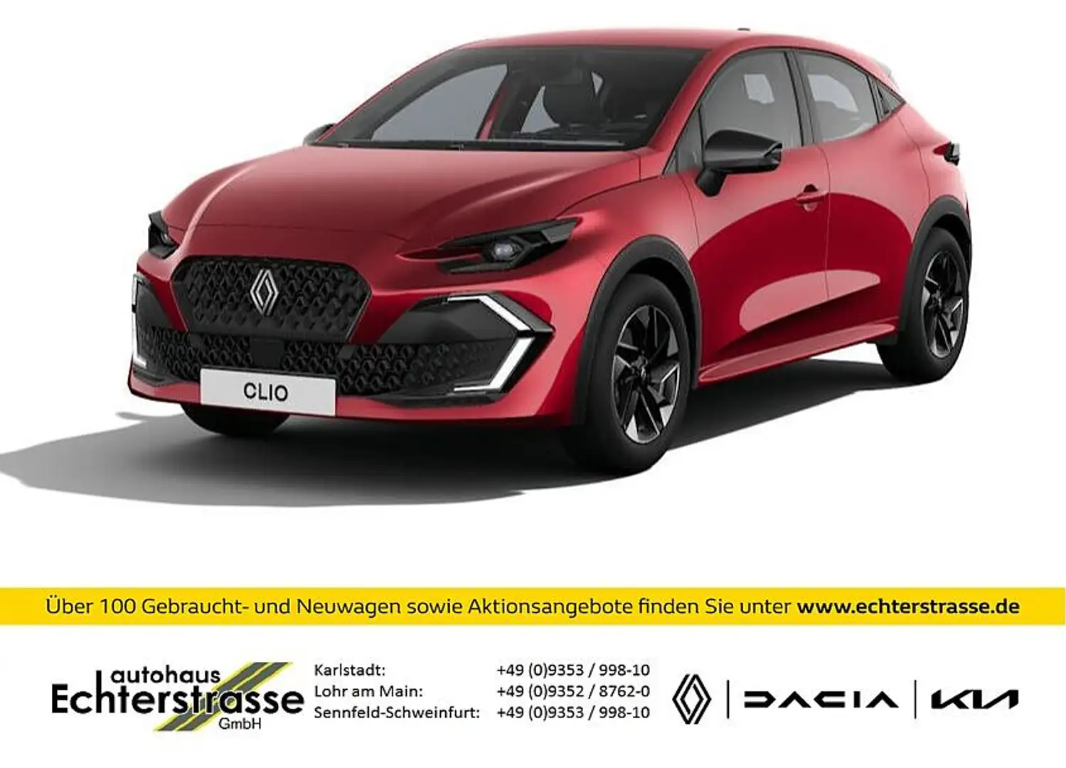 Renault Clio Evolution Full Hybrid E-Tech 160 +SHZ Rouge - 1