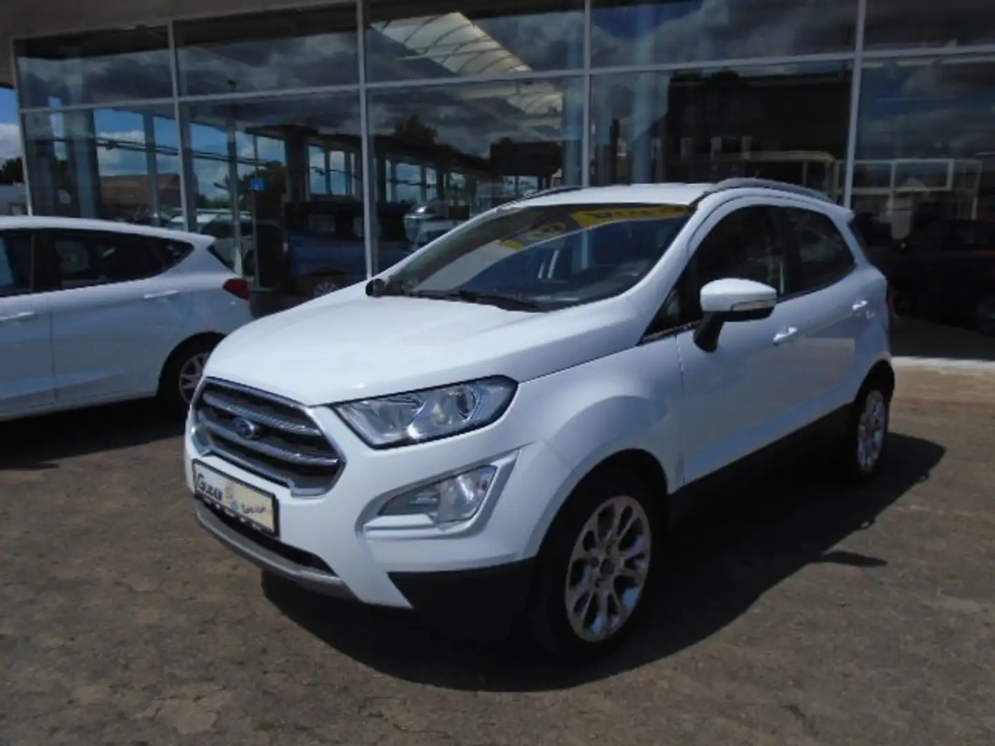 Ford EcoSport 1.0 EcoBoost TITANIUM, Winterpaket u.v.m Weiß - 1