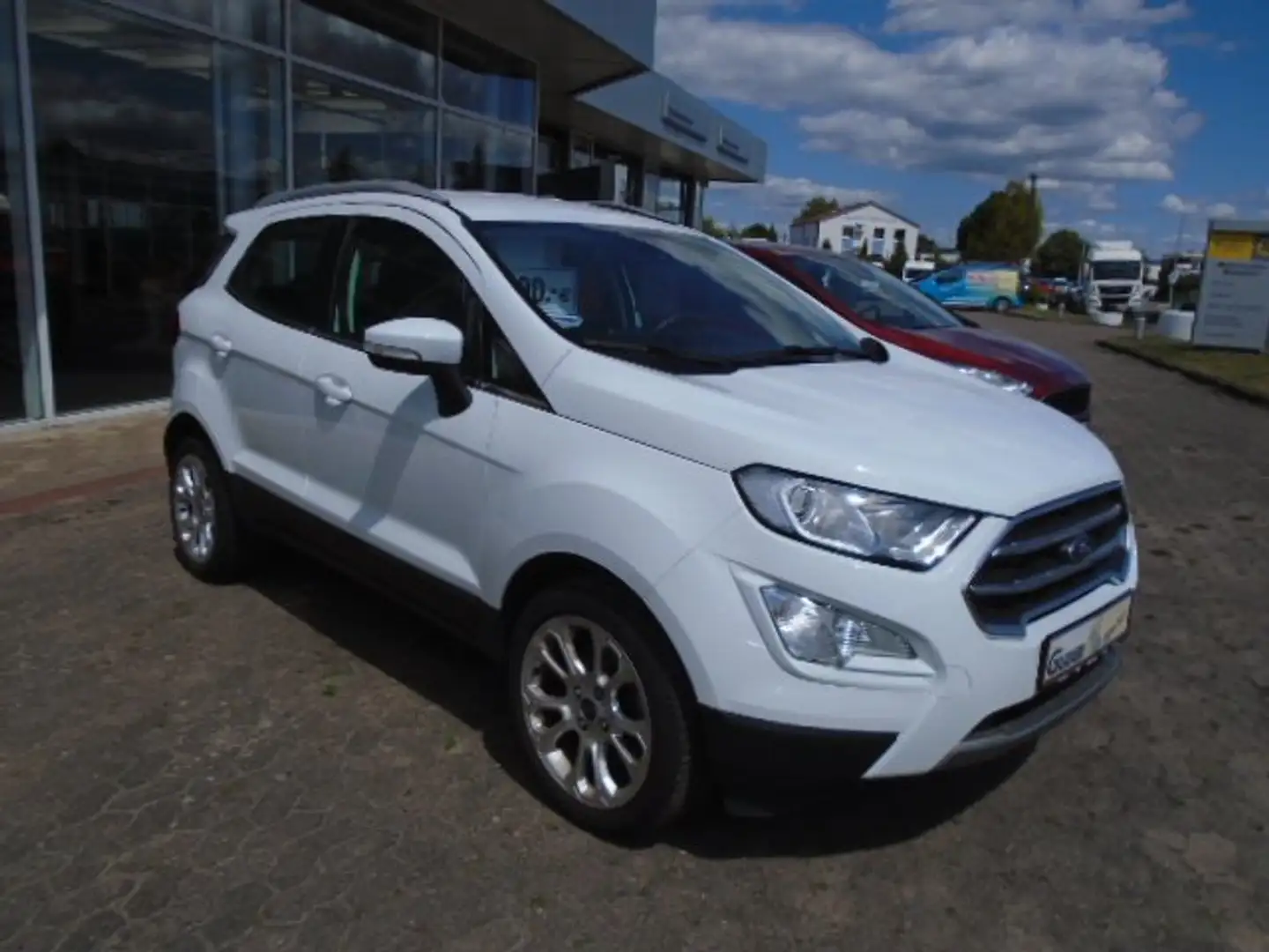 Ford EcoSport 1.0 EcoBoost TITANIUM, Winterpaket u.v.m Weiß - 2