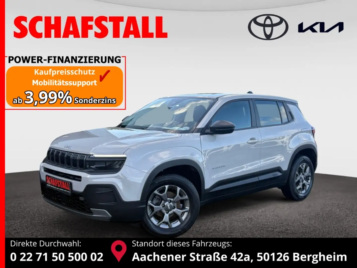 Jeep Avenger 1.2 T-GDI Altitude Carplay Klima Tempomat LED DAB Grigio - 1