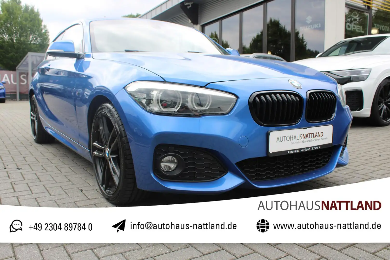 BMW 120 i Lim. 3-trg. Edition M Sport Shadow Leder LED Azul - 1