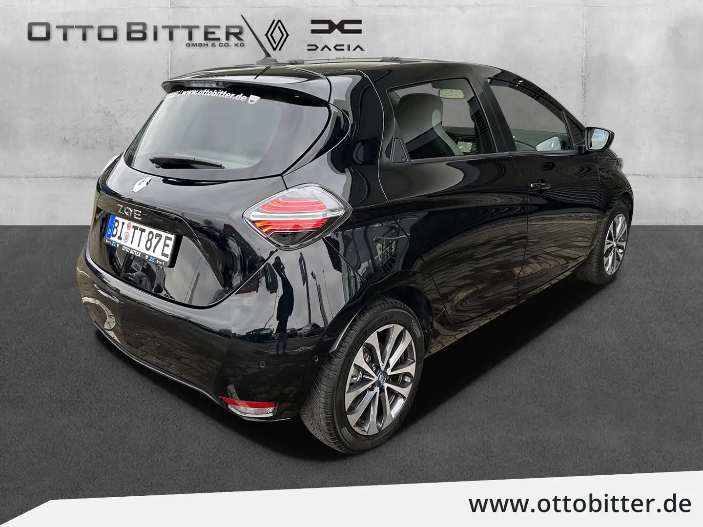 Renault ZOE INTENS R135 Batteriemiete Z.E.50 (52kWh) Zwart - 2