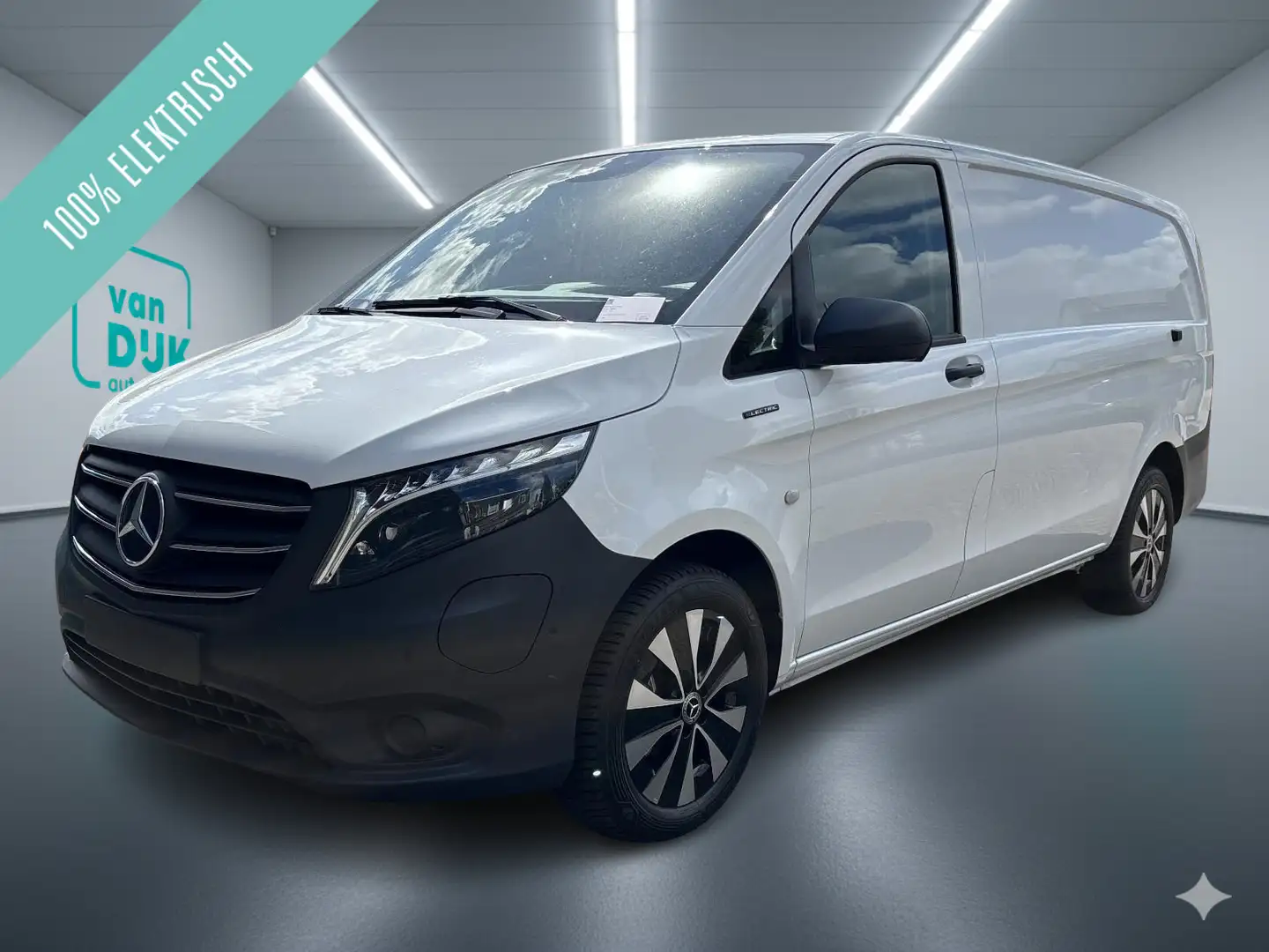 Mercedes-Benz Vito eVito E 112 L2 60 kWh 100% ELEKTRISCH DEMO SNELLAD Blanc - 1