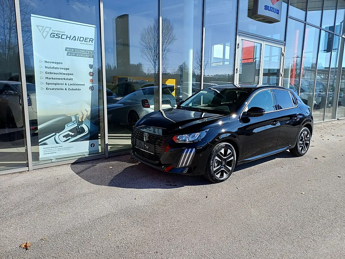 Peugeot 208 Hybrid 110 e-DCS6 Allure Schwarz - 1