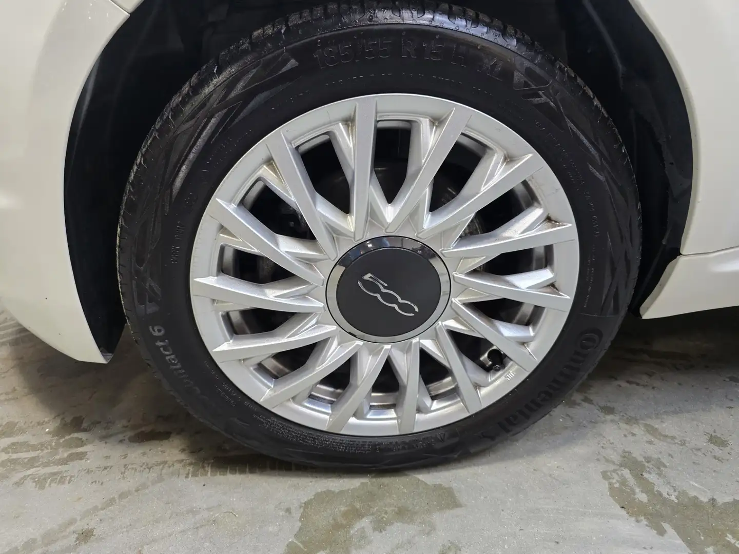 Fiat 500C 1.0 Hybrid Dolcevita Climate control leder Carplay Blanco - 2