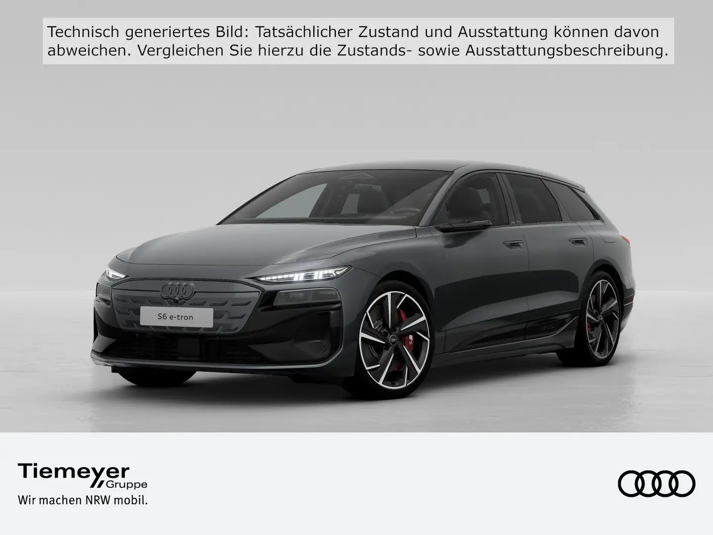 Audi S6 e-tron Avant Q 360° PANO LM21 HuD Grijs - 1