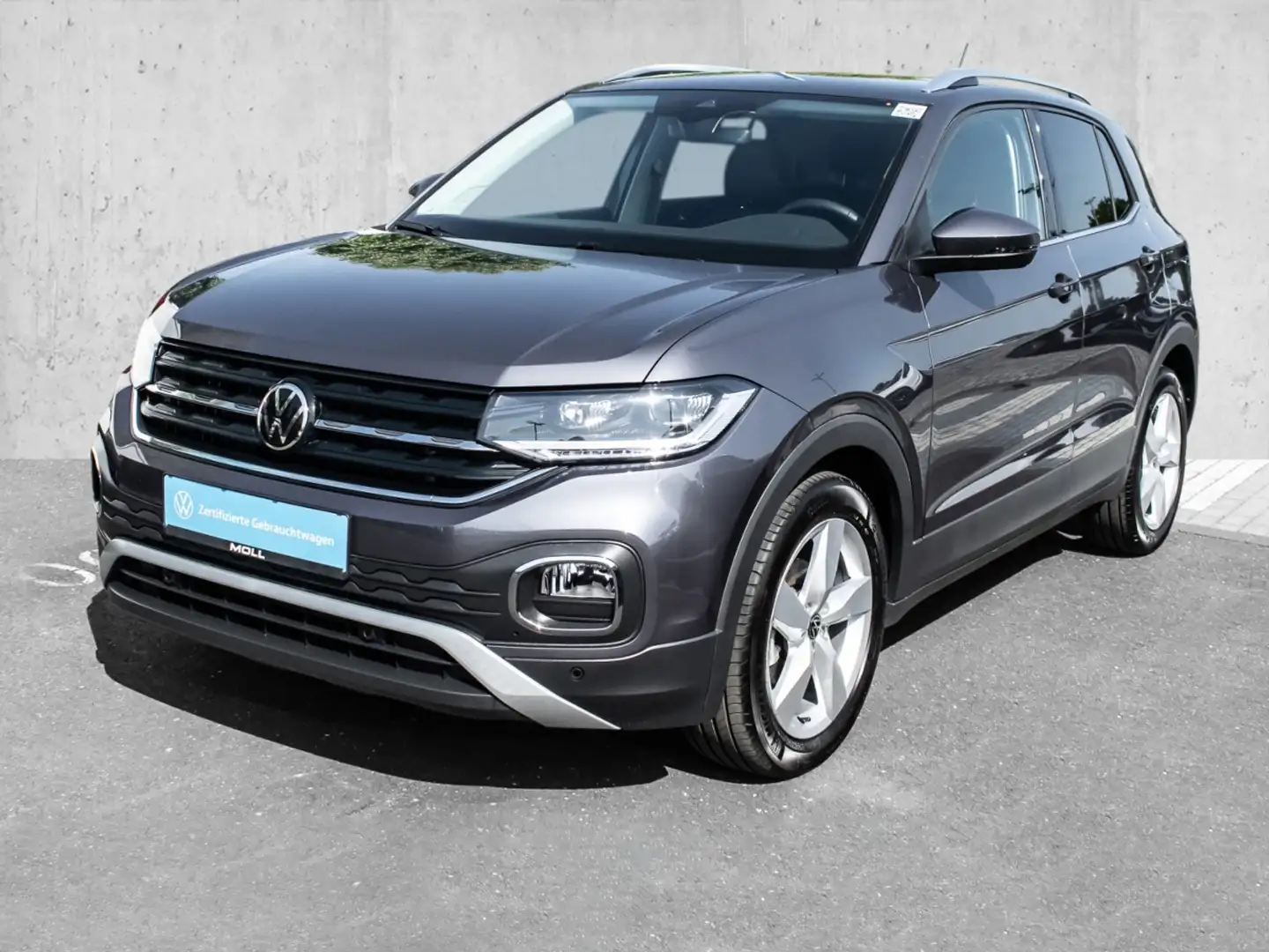 Volkswagen T-Cross 1.0 TSI Style NAVI LM LED PDC SPURH SHZ Grijs - 2