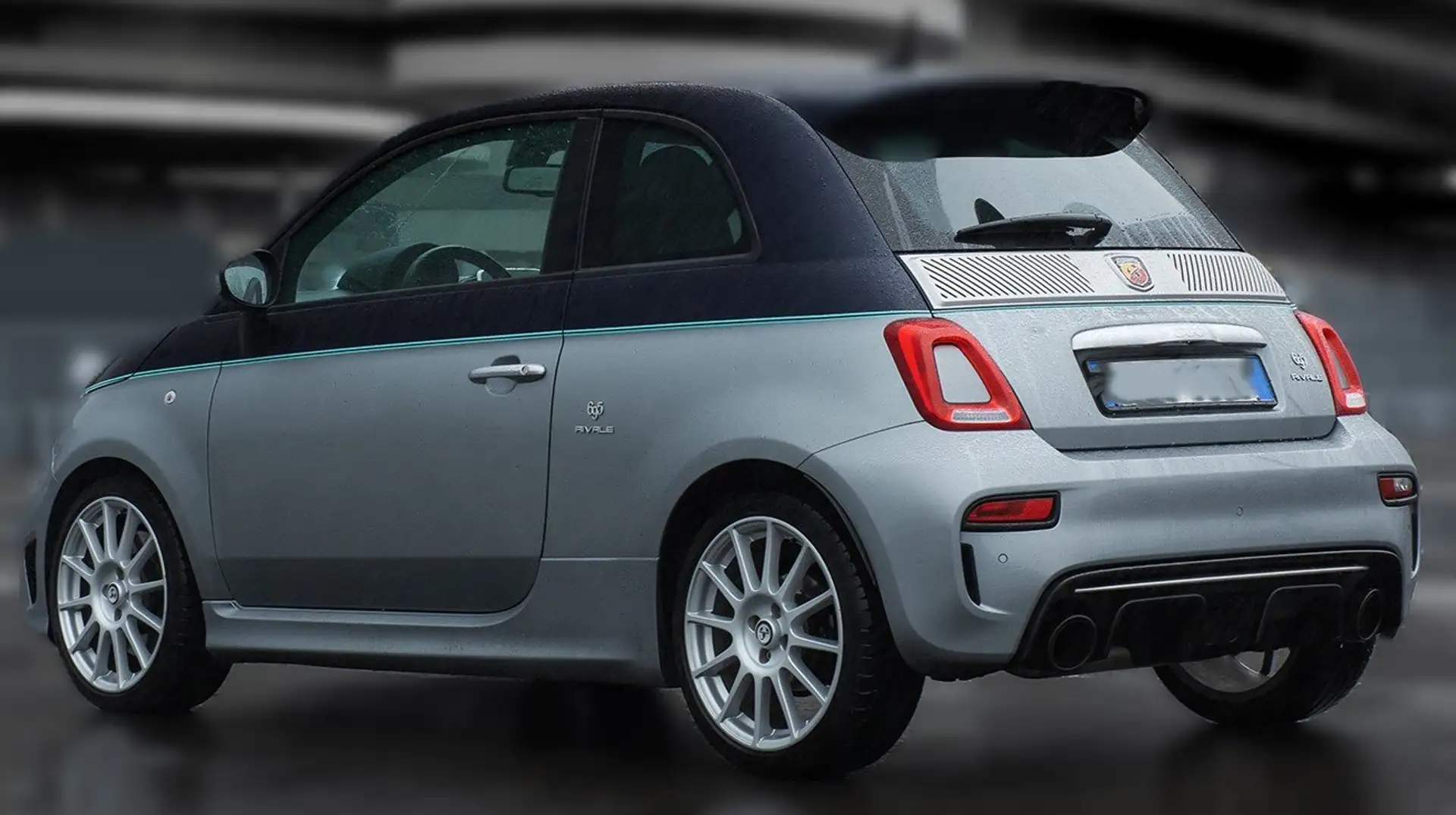 Abarth 695 1.4 Turbo 16V T-Jet 180 ch BVM5 Rivale Silber - 1