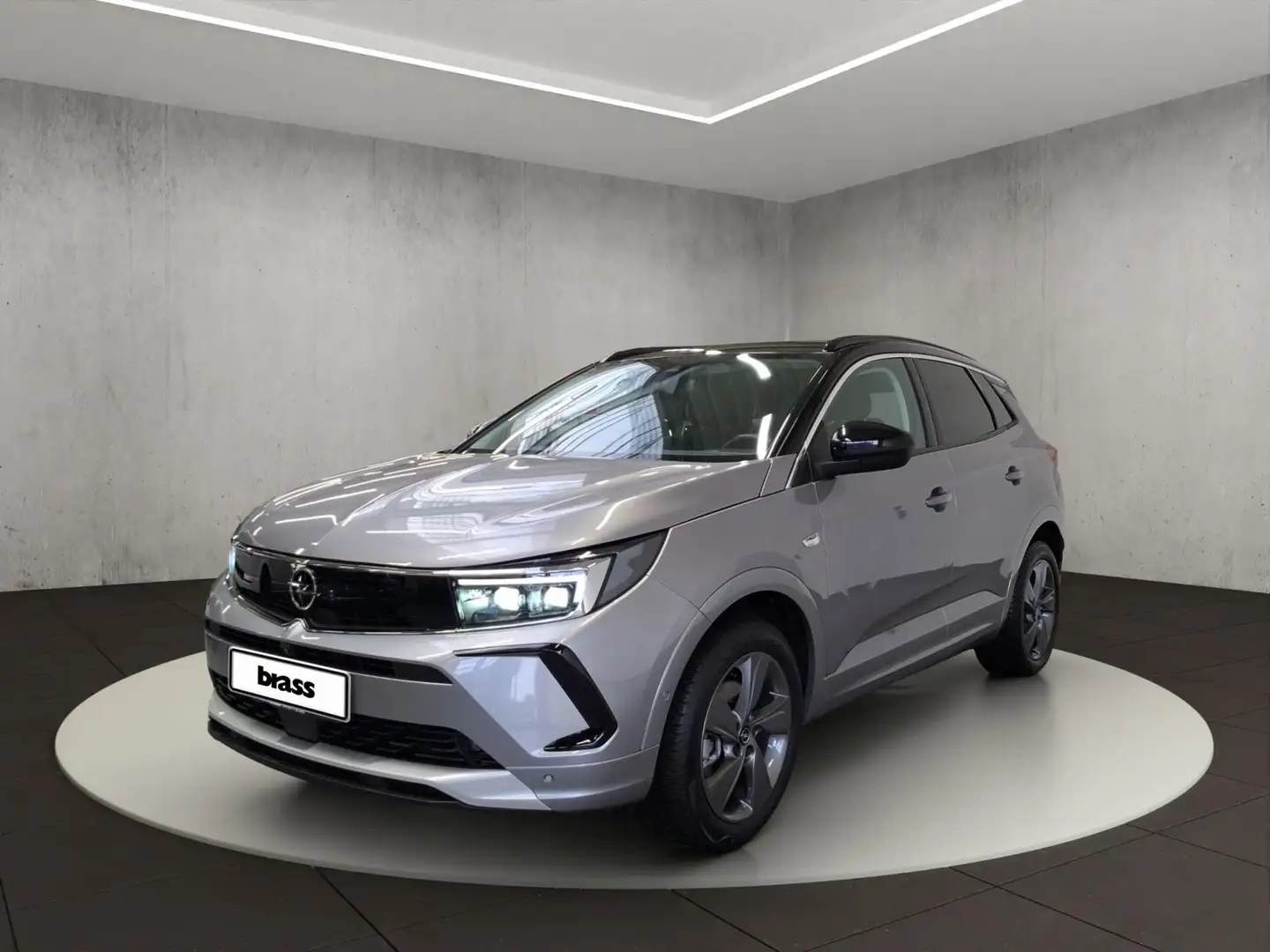 Opel Grandland Elegance 1.2 Direct Injection Turbo 96 Argent - 1