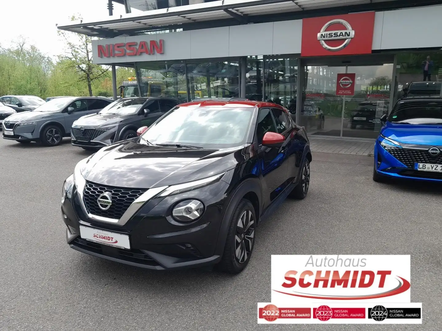 Nissan Juke 1.0 DIG-T N-Connecta Technologie/Winter Rood - 1