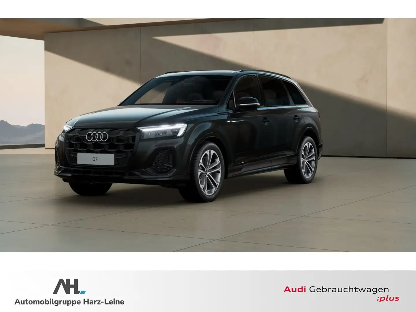 Audi Q7 50 TDI quattro S line AHK Luftfederung Pano Schwarz - 1