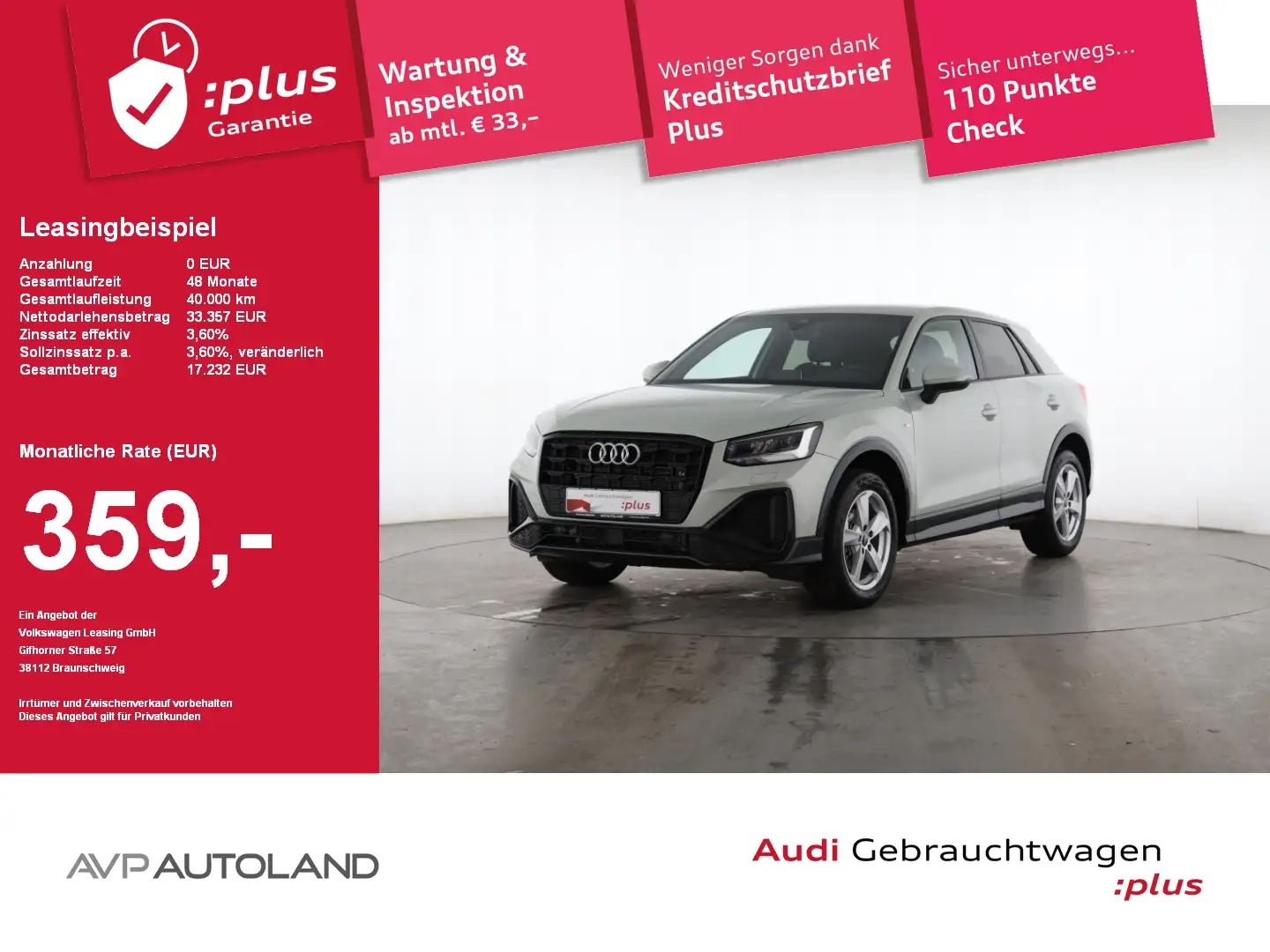 Audi Q2 30 TDI S tronic S line | AHK | MMI NAVI Szary - 1