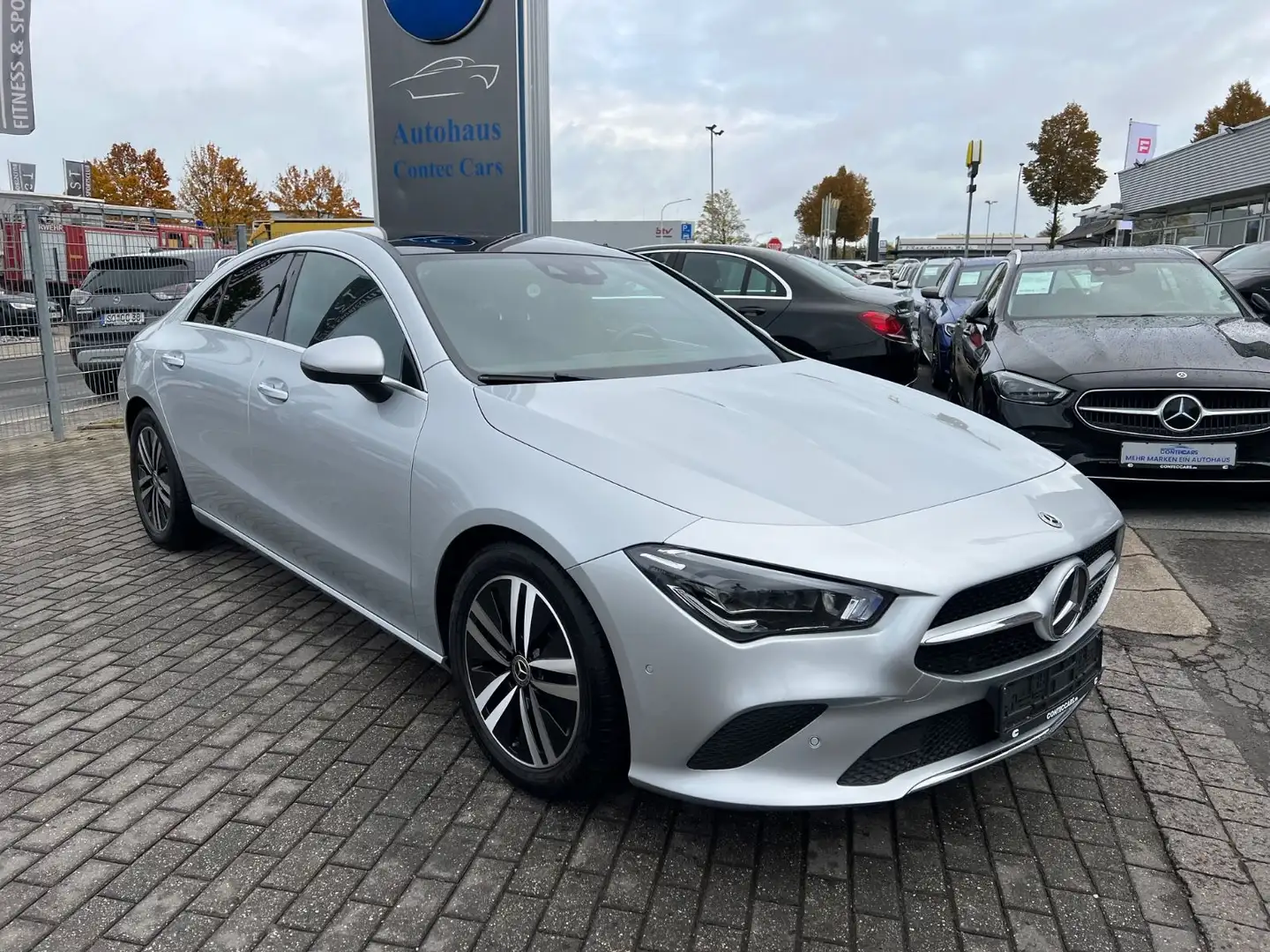 Mercedes-Benz CLA 180 CLA 180d Coupe Progressive AMB+KEYGO+PANORAMA Argento - 1