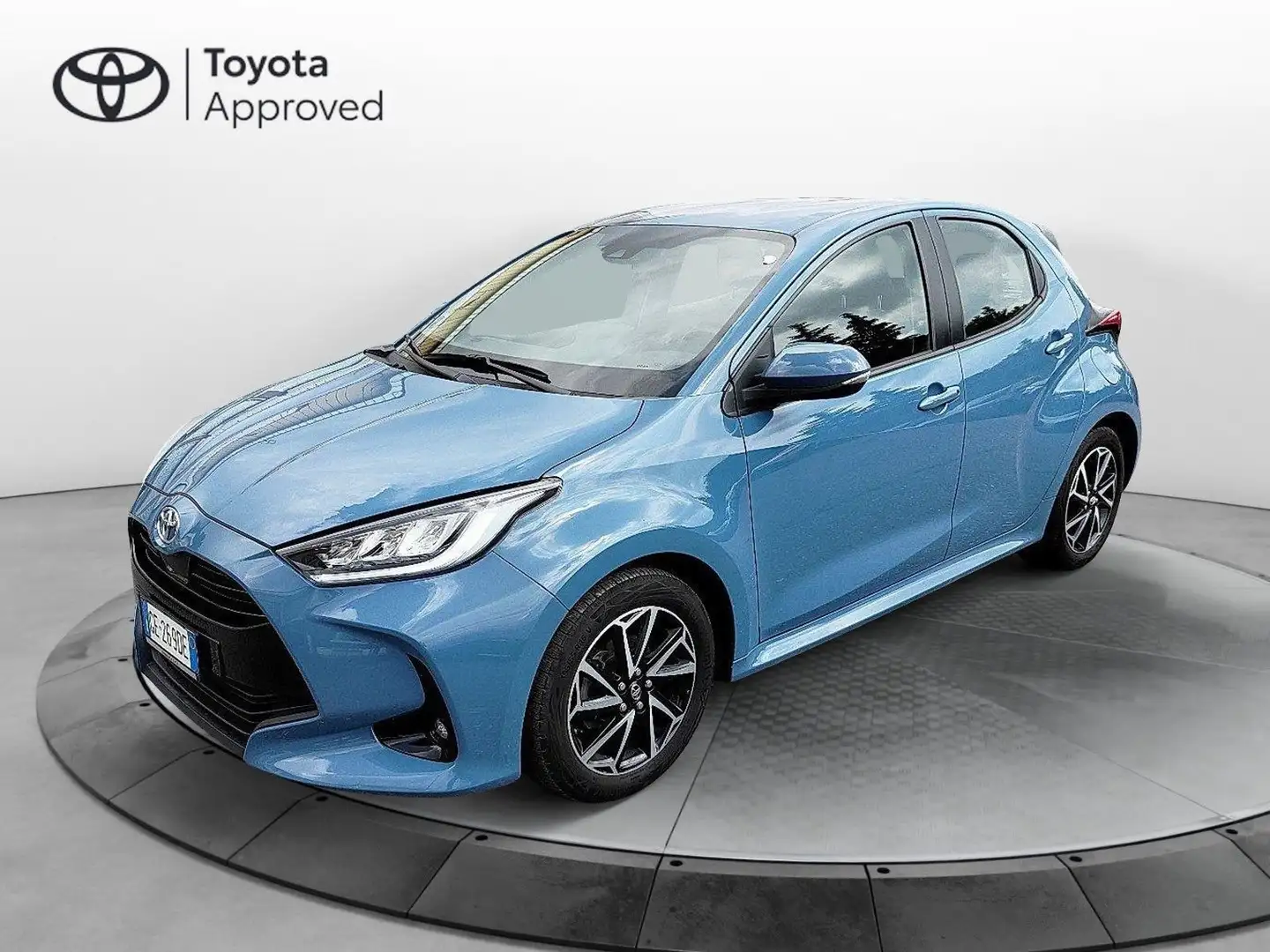 Toyota Yaris 1.0 5 porte Trend Blu/Azzurro - 1