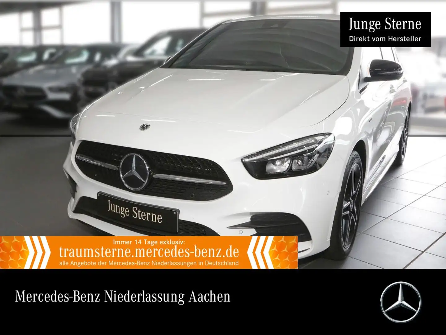 Mercedes-Benz B 250 e EDITION 2020+AMG+NIGHT+AHK+LED+KAMERA+8G Bílá - 1