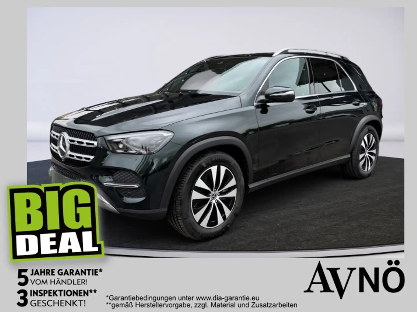 Mercedes-Benz GLE 350 de 4M PANO SD AHK 20 ZOLL LMR MULTIBEAM Grün - 1