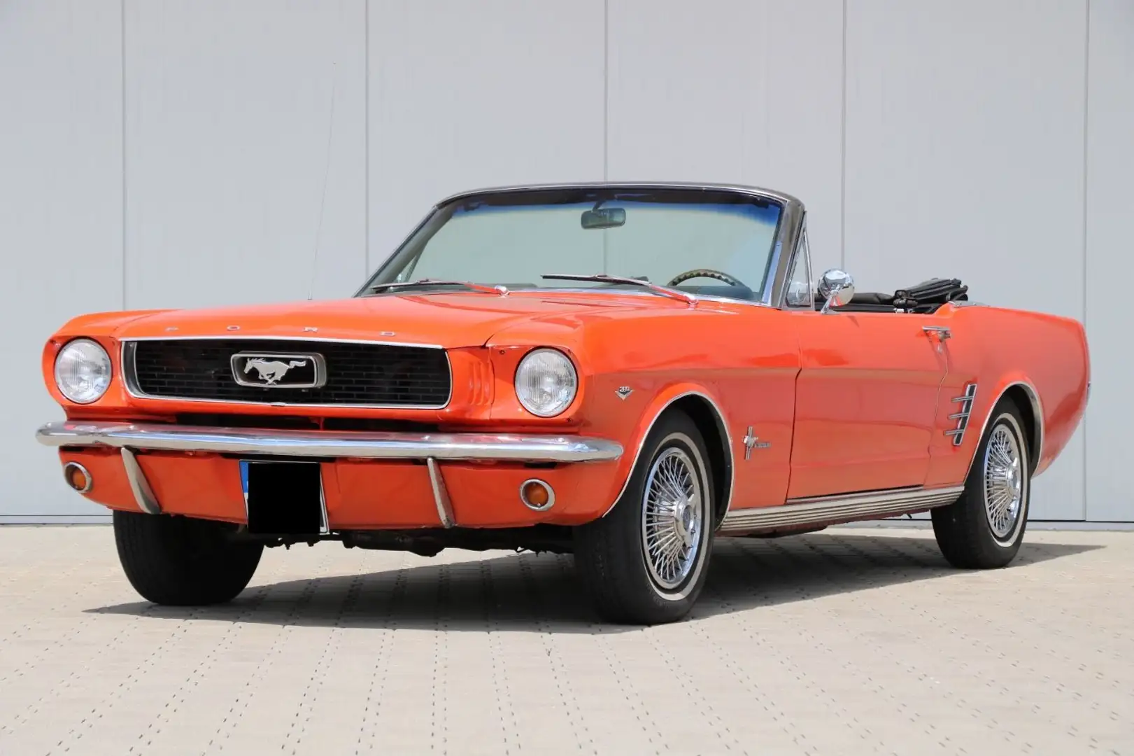 Ford Mustang 289 V8 Convertible *1966* Rouge - 1