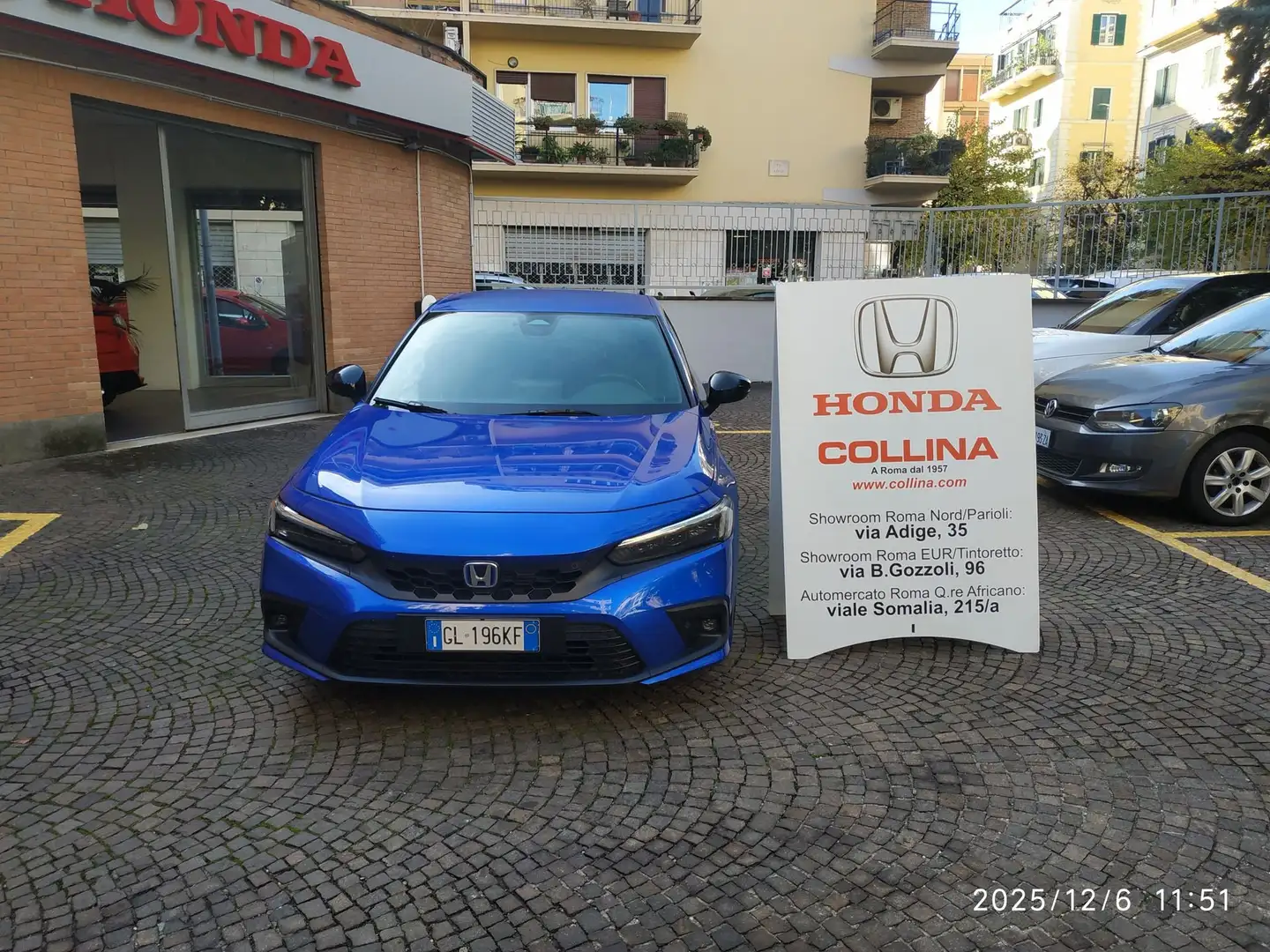 Honda Civic Civic 2.0 Hev eCVT Sport Bleu - 1
